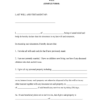 Last Will And Testament   Fill Online, Printable, Fillable, Blank Pertaining To Free Printable Wills Forms