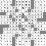 Laxcrossword   Answers To The Los Angeles Times Crossword Regarding Los Angeles Times Crossword Printable