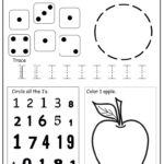 Learning Numbers 1 – 12 Worksheets And Flash Cards | Queen Of The For K 12 Free Printable Worksheets