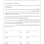 Lease Agreement Template regarding Free Printable Lease Contract