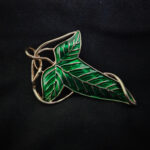 Leaves Of Lorien Brooch   Etsy Pertaining To Lotr Leaf Cloak Brooch Printable Template