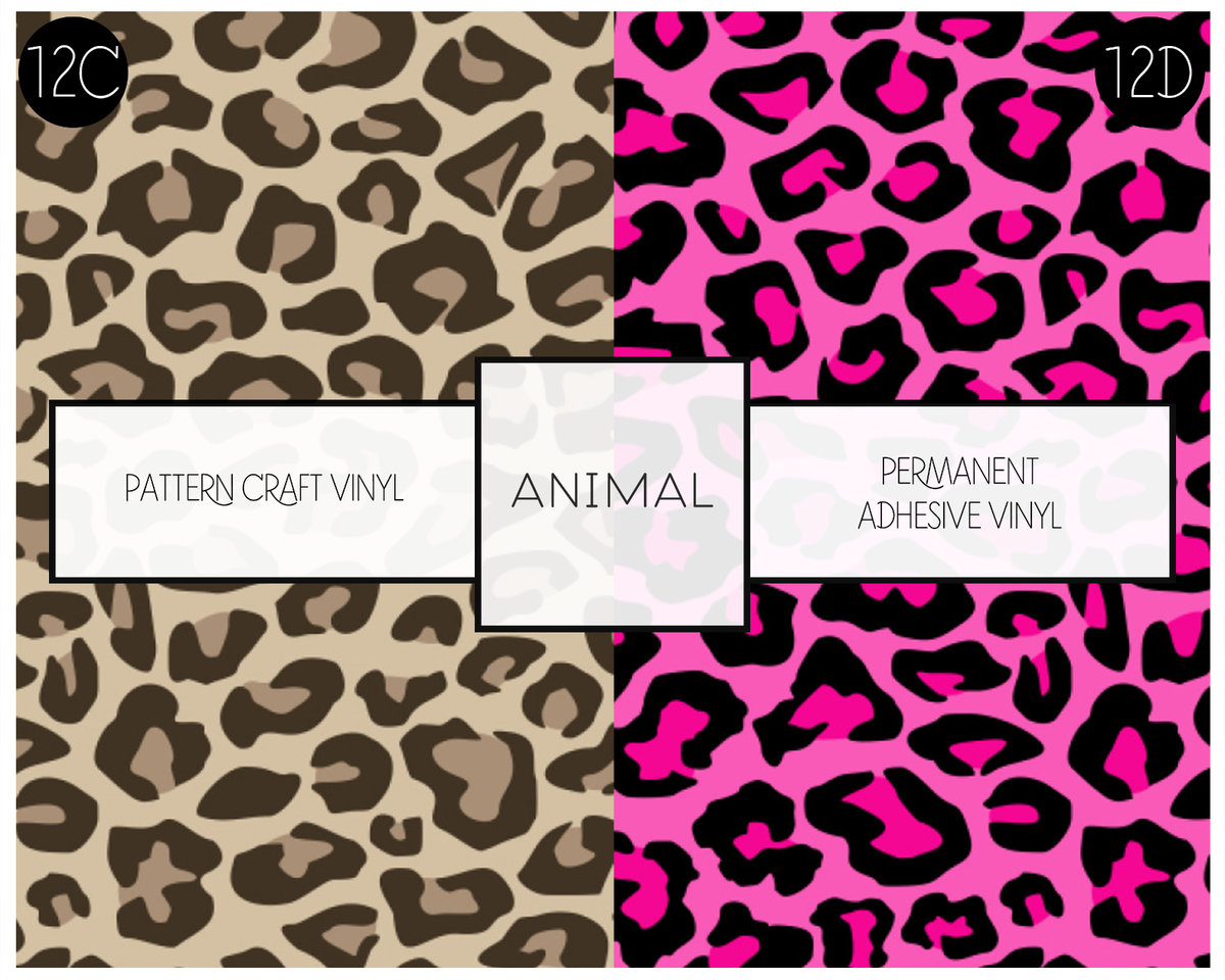 Leopard Print Cricut Vinyl Sticker Oracal 631 Removable Peel with What Is the Number For Orcal Removable Vinyl Printable