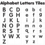 Letter Tiles   10 Free Pdf Printables | Printablee Intended For Letters Ofthe Alphabet Printable