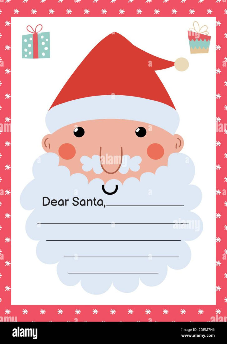 Printable Wish ListSanta Claus