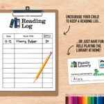 Library Role Play Printable Activity, Pretend Library Card & Home For Free Printable Library Cards Kids Free Play