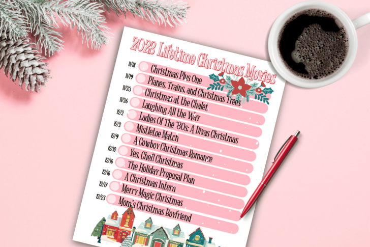 Lifetime Christmas Movies 2024 Printable List