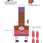 Mabel . Gravity Fallsjakethedog12345 On Deviantart Regarding Dipper And Mabel Printable 3D Box