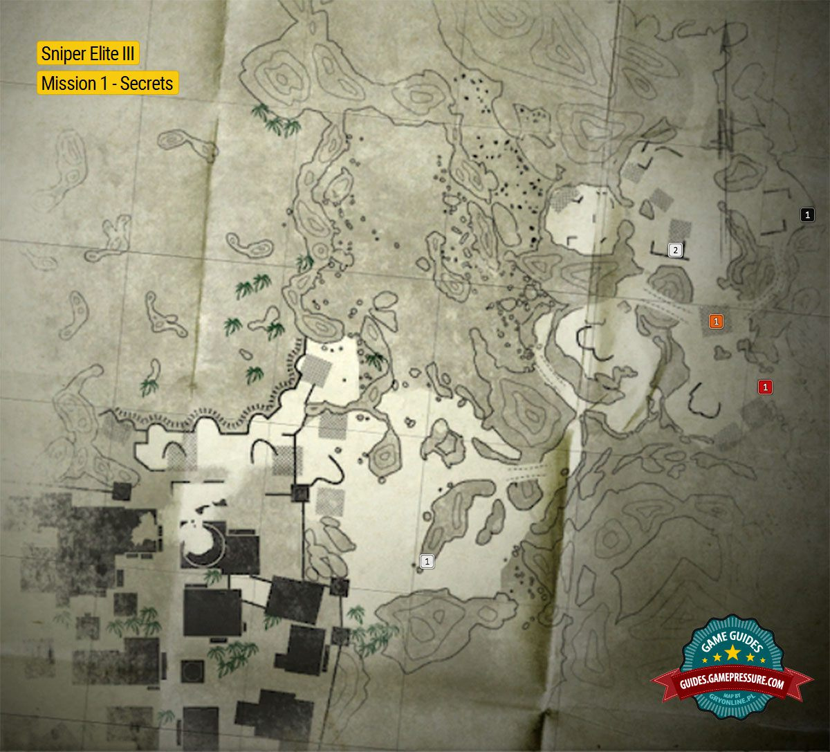 Map Of Collectibles In The First Mission | Collectibles - Mission throughout Sniper Elite 3 Collectibles Locations Printable