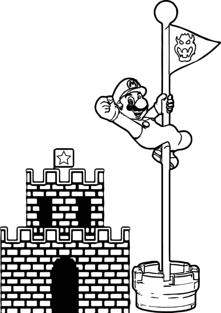 Mario Printable Coloring Sheets