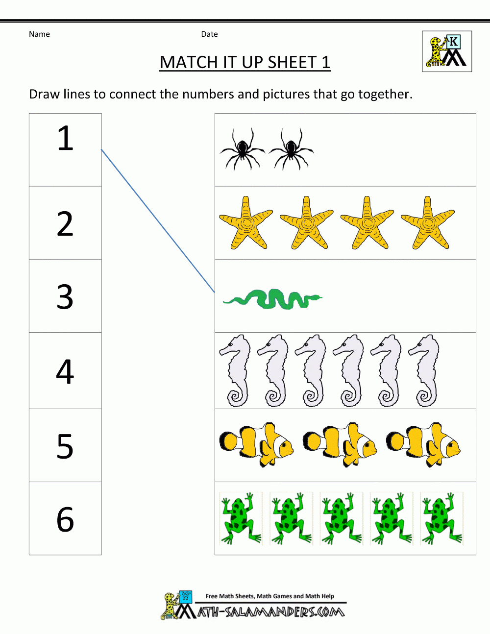 Math Worksheets Kindergarten inside Printable Kindergarten Math Worksheets