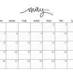 May 2024 Calendars   50 Free Printables | Printabulls In Printable Calandar May 2024