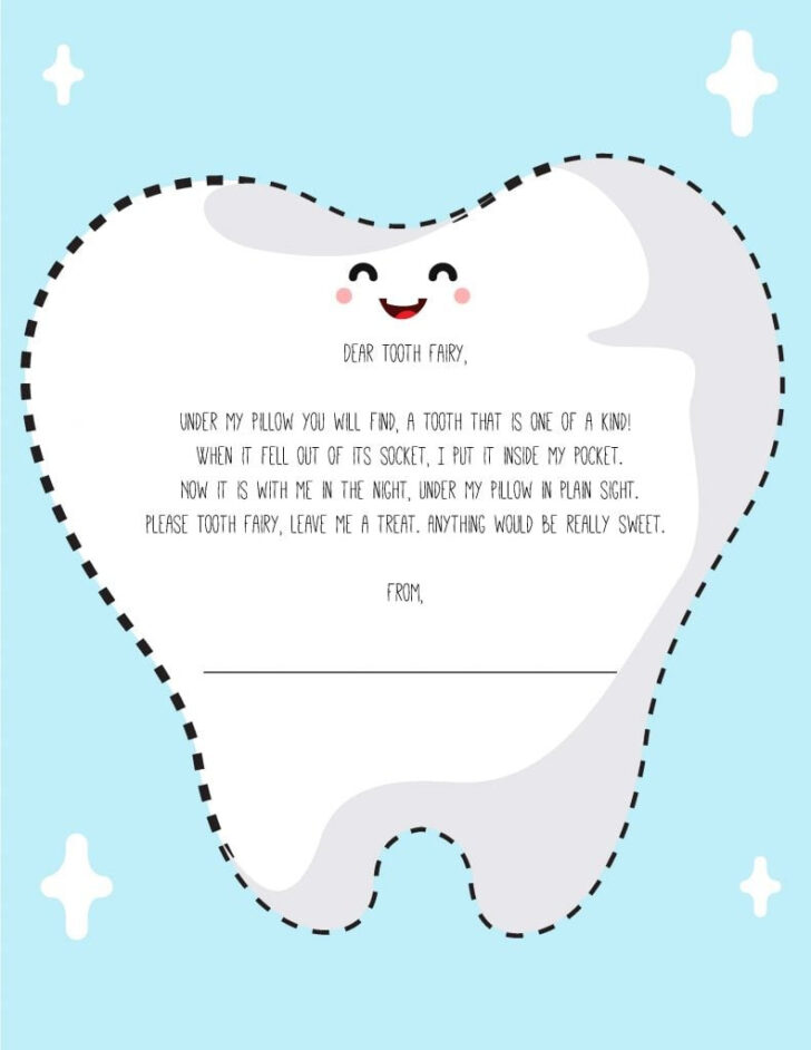 Tooth Fairy Notes Printable