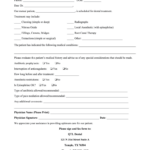 Medical Clearance For Dental Treatment   Fill Online, Printable With Regard To Free Printable Dental Clearance Form