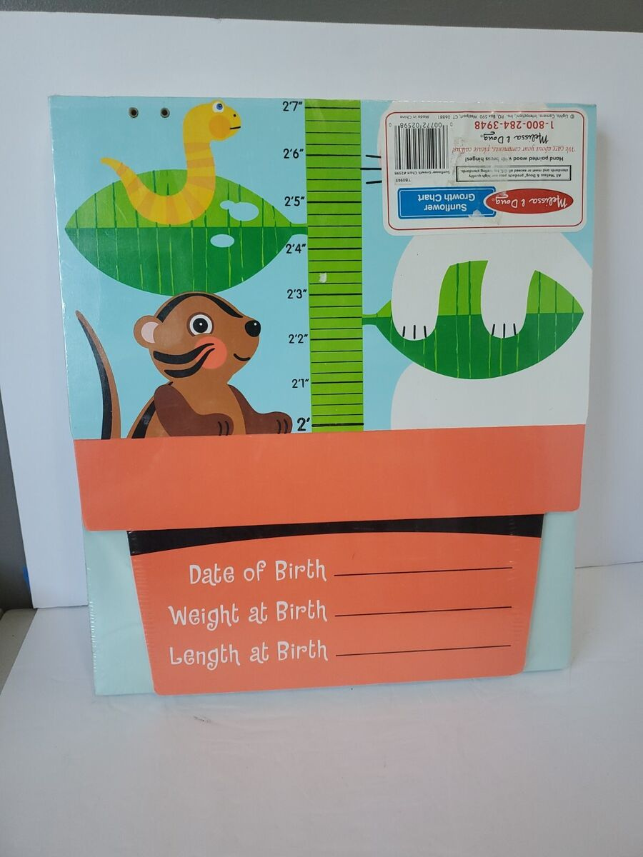 Melissa &amp;amp; Doug Sunflower Growth Height Chart Measure Wall Hand in Printable Growth Chart For Wall Free Melissa And Doug