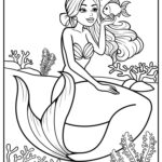 Mermaid Coloring Pages (100% Free Printables) Intended For Mermaid Coloring Sheets Printable