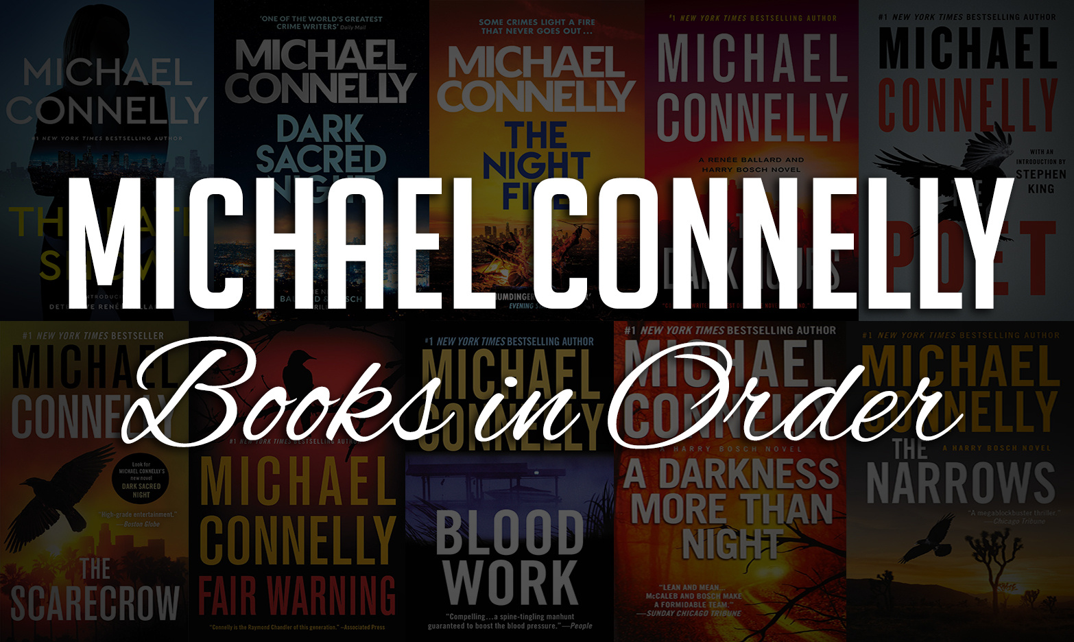 Michael Connelly Books In Order [Complete Guide 60+ Books] pertaining to Michael Connelly Books in Order Printable List