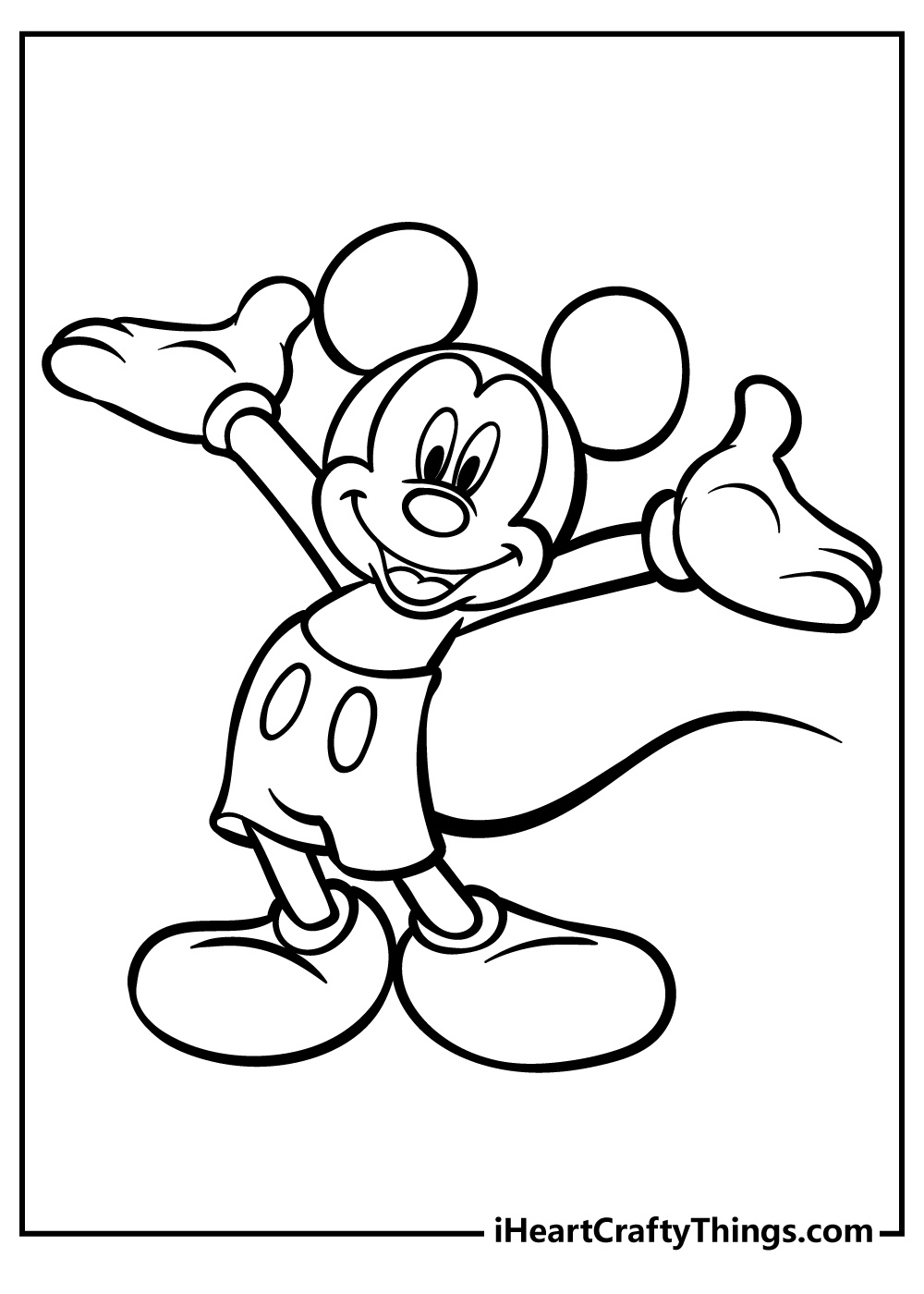 Mickey Mouse Coloring Pages (100% Free Printables) with Mickey Mouse Coloring Sheets Printable