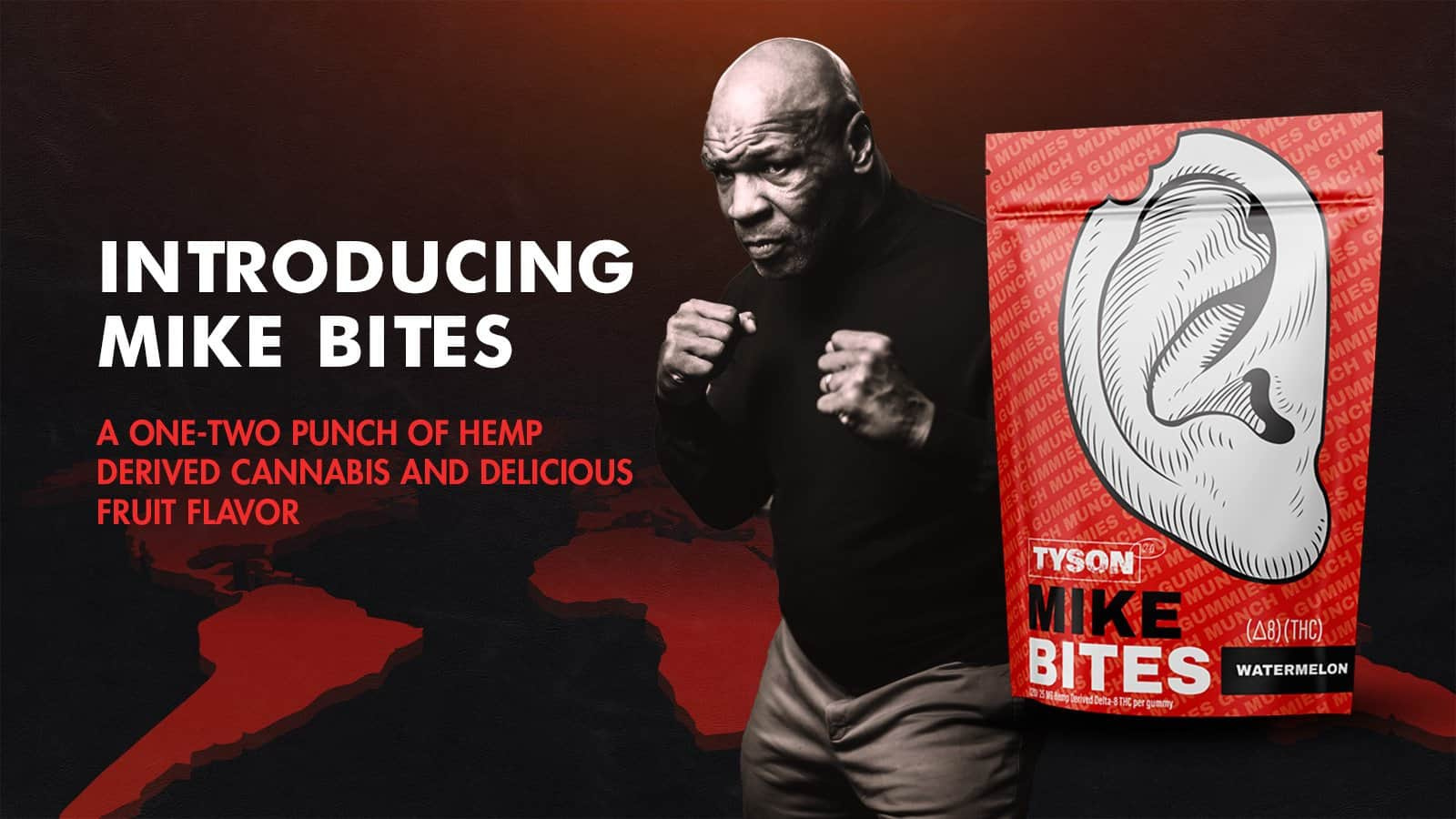 Mike Tyson And Evander Holyfield Launch &amp;quot;Holy Ears&amp;quot; Vegan Cannabis inside Mike Bites - Printable Ad