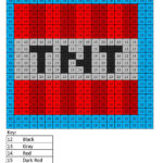 Minecraft Colornumber   Coloring Squared Inside Minecraft PrintablesColor