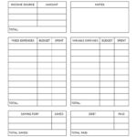 Monthly Budget Planners   20 Free Printables | Printabulls In Printable Monthly Budget Worksheet