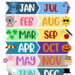 Months Of The Year Worksheets & Printables | Printabulls Throughout Months Of The Year Printables