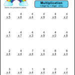 Multiplication Worksheets: (One Digit Math Drills) – Diy Projects Inside Free Printable Multiplication Worksheets