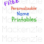 My Name Tracing Worksheets   10 Free Pdf Printables | Printablee For Free Printable Name Tracing