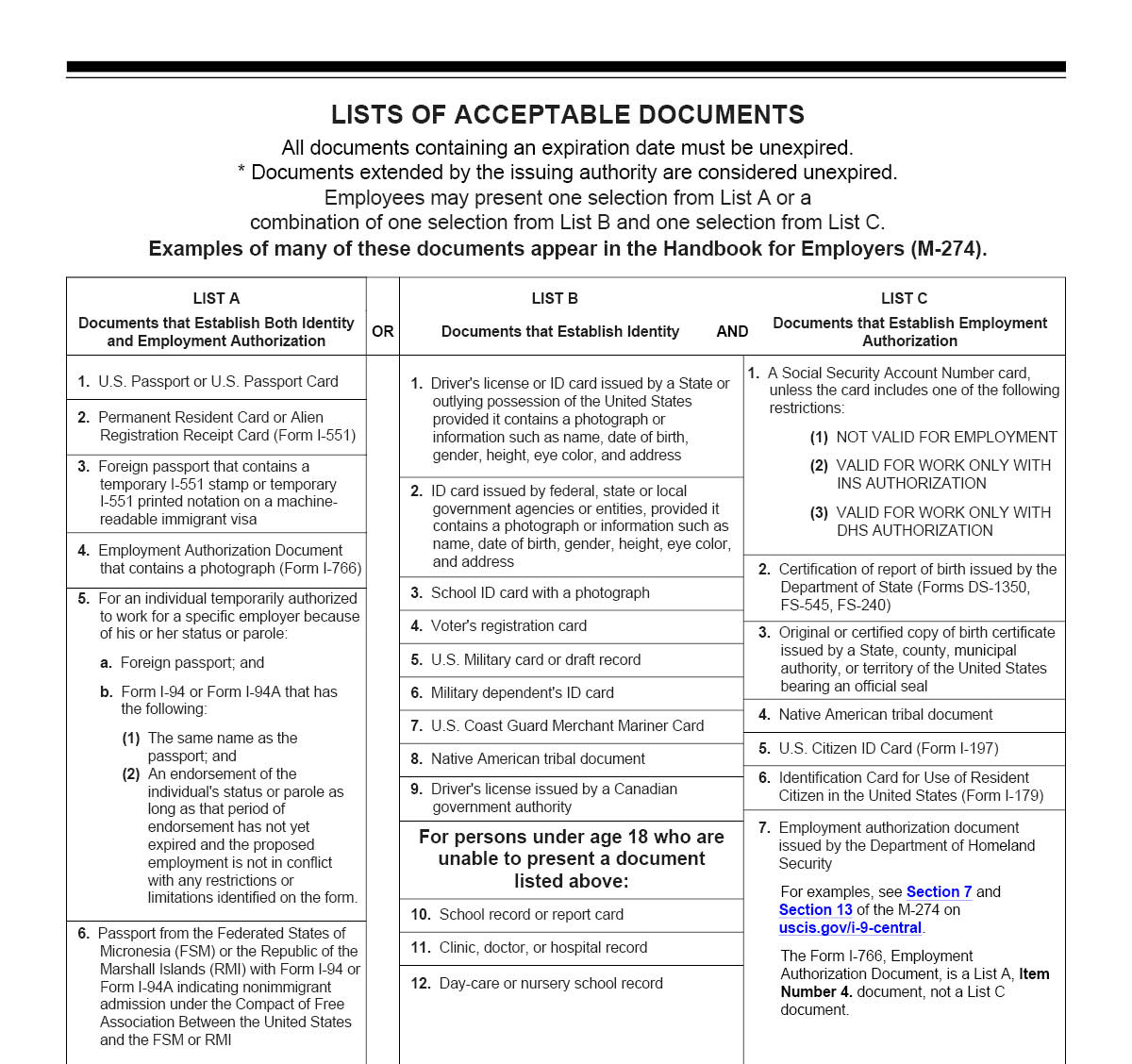 New I-9 Form: Everything You Need To Know To Stay In Compliance inside Printable I 9 Form