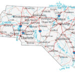 North Carolina Map   Cities And Roads   Gis Geography With Regard To Printable Map Of North Carolina