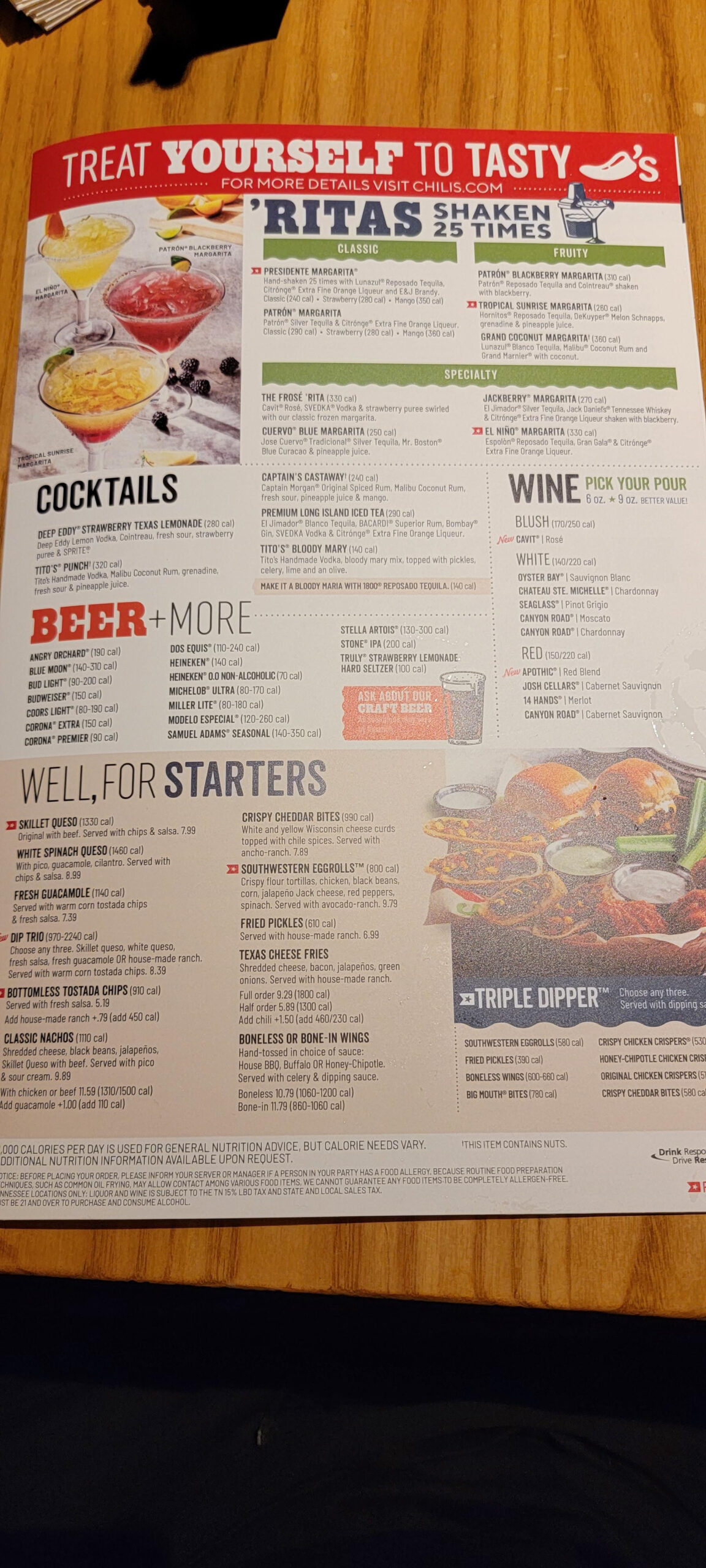 Not Sure If Any Other Restaurant Does This, But Chili&amp;#039;S Doesn&amp;#039;T with Printable Chili&amp;#039;S Menu With Prices