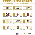 Notre Dame Football 2024 Printable Schedule Acc Big   Etsy Sweden Throughout Notre Dame Football Schedule 2024 Printable