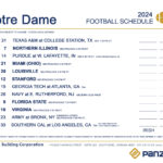 Notre Dame Football Schedule   Panzica Building Corporation Intended For Notre Dame Football Schedule 2024 Printable