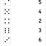 Numbers – Count And Match / Free Printable Worksheets In Free Printable Pre K Worksheets