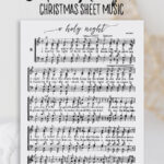 O Holy Night   Free Printable Christmas Sheet Music   Our Pertaining To Free Printable Sheet Music