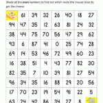 Odd And Even Numbers Worksheet For Even And Odd Printable