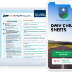 Or Driver'S License Cheat Sheet & Practice Test Bundle | Dmv Cheat intended for Printable Oregon Dmv Knowledge Test Practice Forms Free