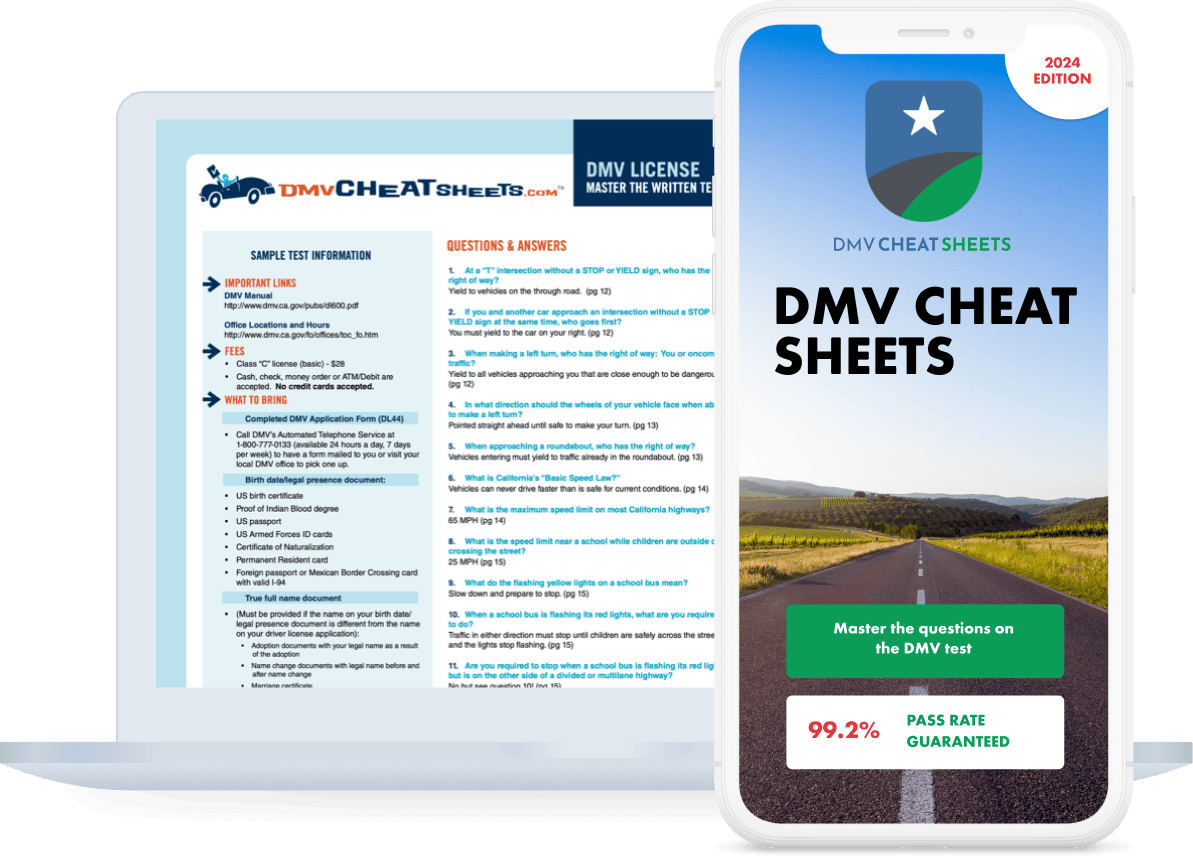 Or Driver&amp;#039;S License Cheat Sheet &amp;amp; Practice Test Bundle | Dmv Cheat intended for Printable Oregon Dmv Knowledge Test Practice Forms Free