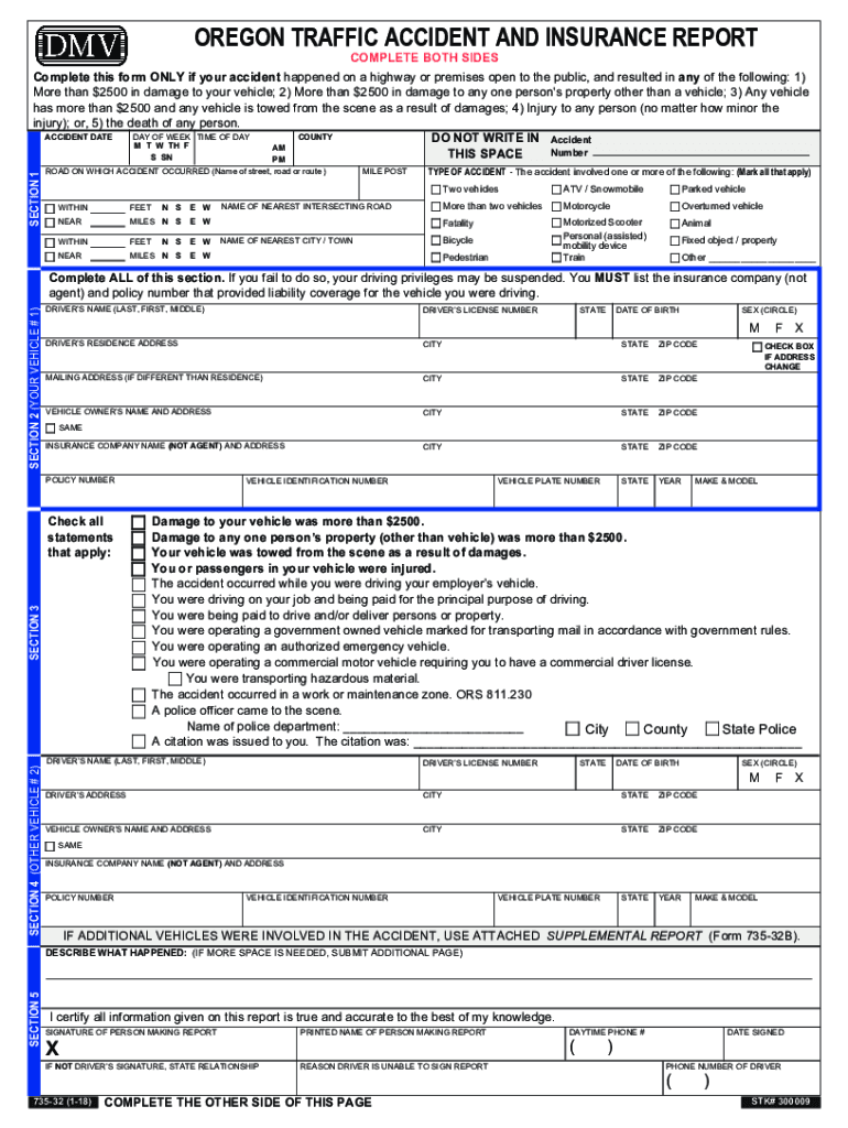 Oregon Dmv Forms: Fill Out &amp;amp; Sign Online | Dochub in Printable Oregon Dmv Knowledge Test Practice Forms Free