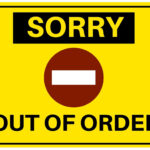 Out Of Order Signs (5 Free Pdf Printables) Intended For Out Order Sign Printable