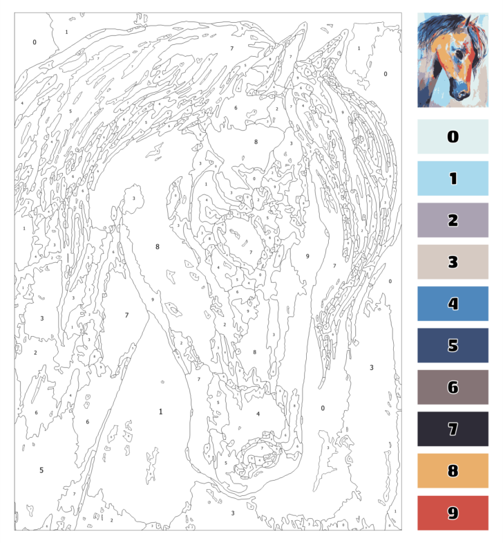 Painting Paint By Numbers Printable