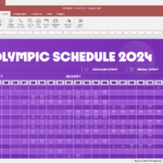 Paris 2024: Olympic Games Schedule And Resultscountry   News Inside Olympic Schedule 2024 Printable