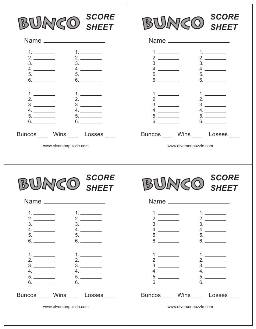 Pdfelement inside Printable Bunco Score Sheets