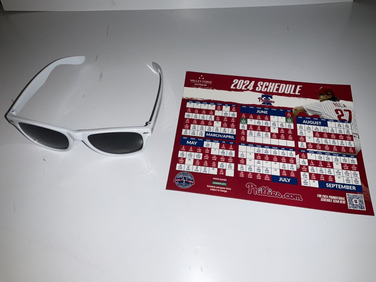 Phillies 2024 Magnet Schedule 20Th &amp;amp; White &amp;quot;London 2024 inside Phillies Schedule 2024 Printable