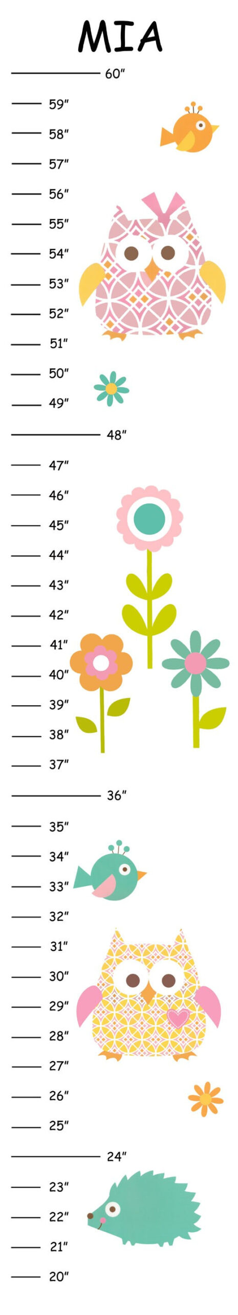 Pin Page with regard to Printable Growth Chart For Wall Free