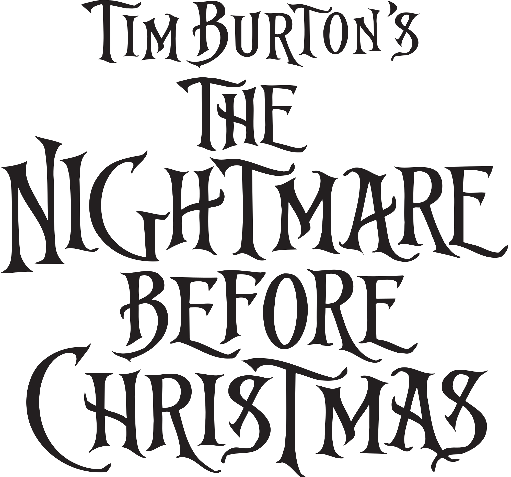 Pin Page with regard to Printable Tim Burton Fonts