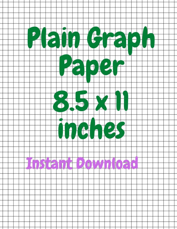 8.5 X 11 Graph Paper Printable