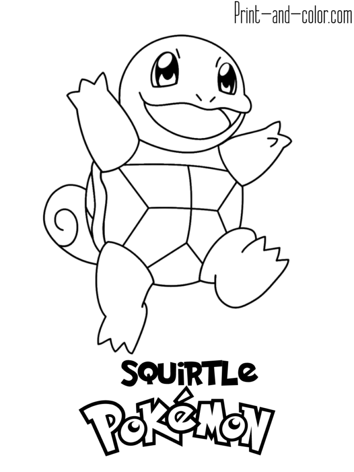 Coloring Sheets Pokemon Printable