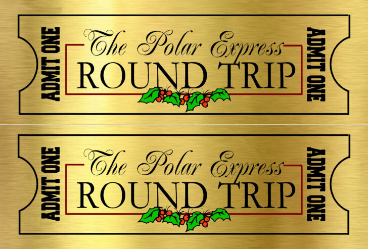 Polar Express Tickets Printable