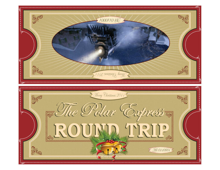 Polar Express Printable Tickets