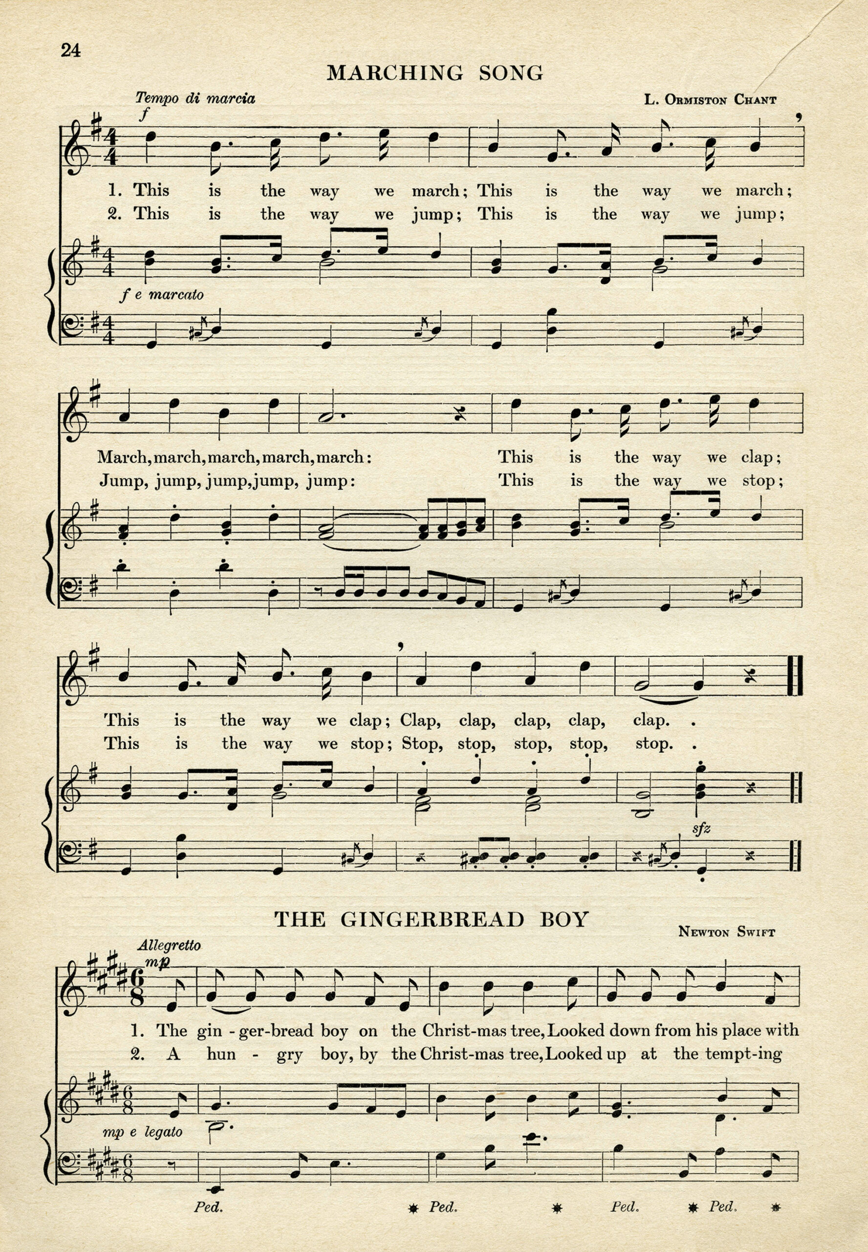 Printable Antique Sheet Music - The Old Design Shop regarding Free Sheet Music Printable